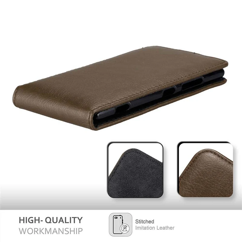 Cadorabo Hülle kompatibel mit Nokia Lumia 925 Schutzhülle im Flip Design mit Magnetverschluss