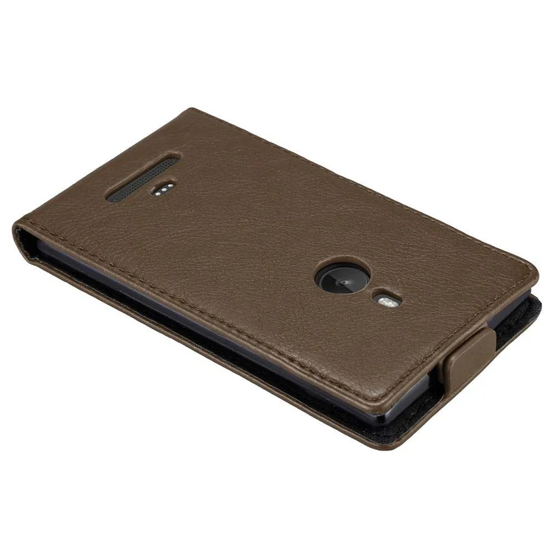 Cadorabo Hülle kompatibel mit Nokia Lumia 925 Schutzhülle im Flip Design mit Magnetverschluss
