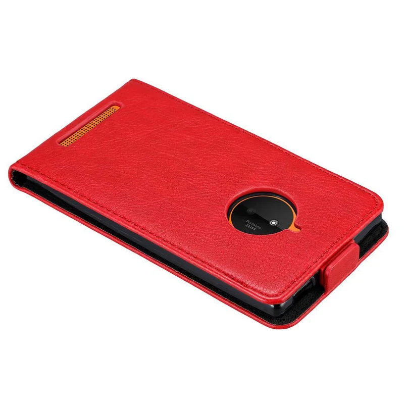 Cadorabo Hülle kompatibel mit Nokia Lumia 830 Schutzhülle im Flip Design mit Magnetverschluss