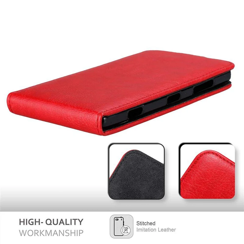 Cadorabo Hülle kompatibel mit Nokia Lumia 830 Schutzhülle im Flip Design mit Magnetverschluss