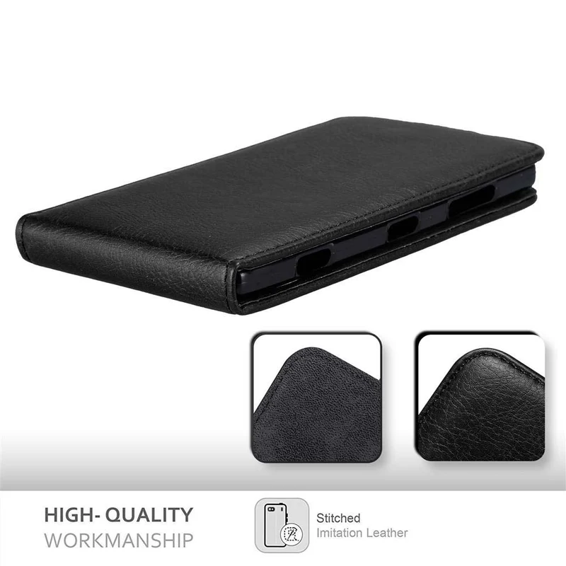 Cadorabo Hülle kompatibel mit Nokia Lumia 830 Schutzhülle im Flip Design mit Magnetverschluss
