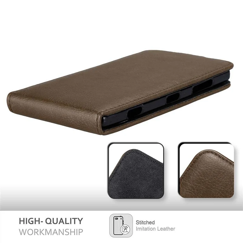Cadorabo Hülle kompatibel mit Nokia Lumia 830 Schutzhülle im Flip Design mit Magnetverschluss