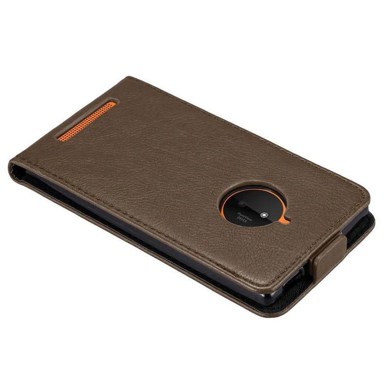 Cadorabo Hülle kompatibel mit Nokia Lumia 830 Schutzhülle im Flip Design mit Magnetverschluss