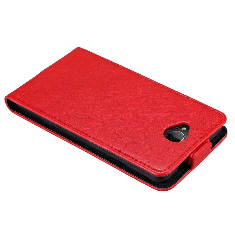 Cadorabo Hülle kompatibel mit Nokia Lumia 650 Schutzhülle im Flip Design mit Magnetverschluss