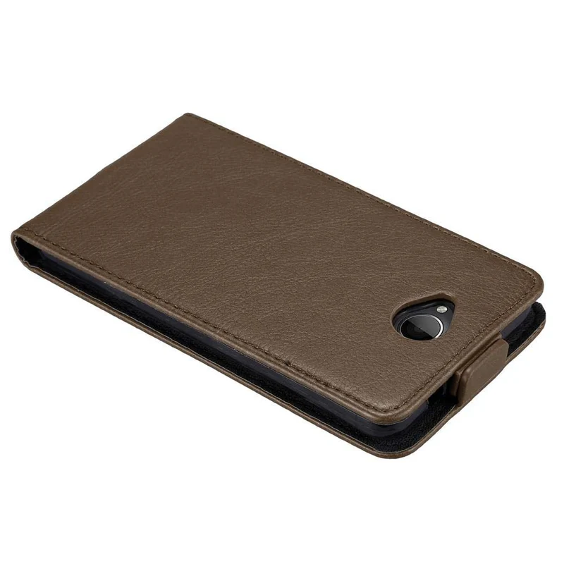 Cadorabo Hülle kompatibel mit Nokia Lumia 650 Schutzhülle im Flip Design mit Magnetverschluss