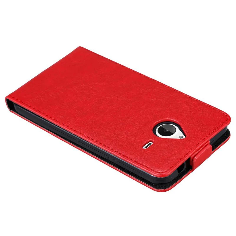 Cadorabo Hülle kompatibel mit Nokia Lumia 640 XL Schutzhülle im Flip Design mit Magnetverschluss