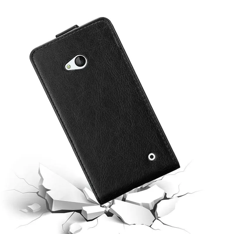 Cadorabo Hülle kompatibel mit Nokia Lumia 640 Schutzhülle im Flip Design mit Magnetverschluss