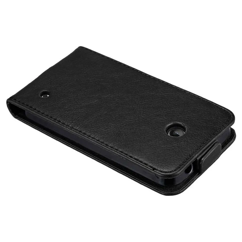 Cadorabo Hülle kompatibel mit Nokia Lumia 630 / 635 Schutzhülle im Flip Design mit Magnetverschluss