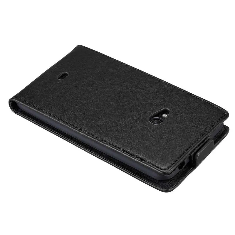 Cadorabo Hülle kompatibel mit Nokia Lumia 625 Schutzhülle im Flip Design mit Magnetverschluss