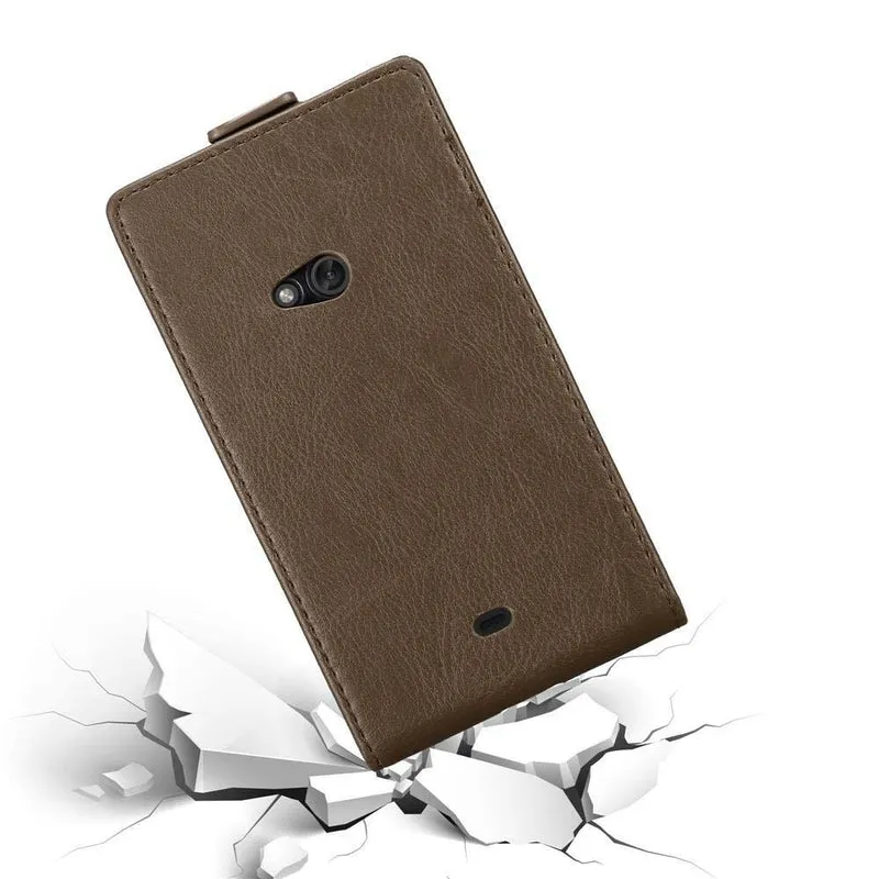 Cadorabo Hülle kompatibel mit Nokia Lumia 625 Schutzhülle im Flip Design mit Magnetverschluss