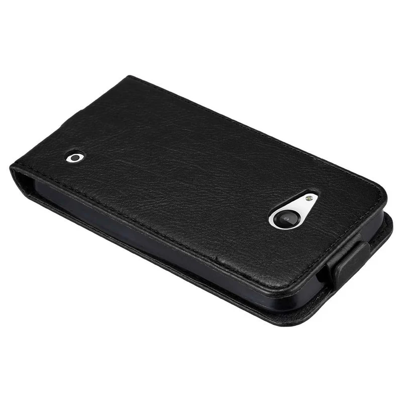 Cadorabo Hülle kompatibel mit Nokia Lumia 550 Schutzhülle im Flip Design mit Magnetverschluss