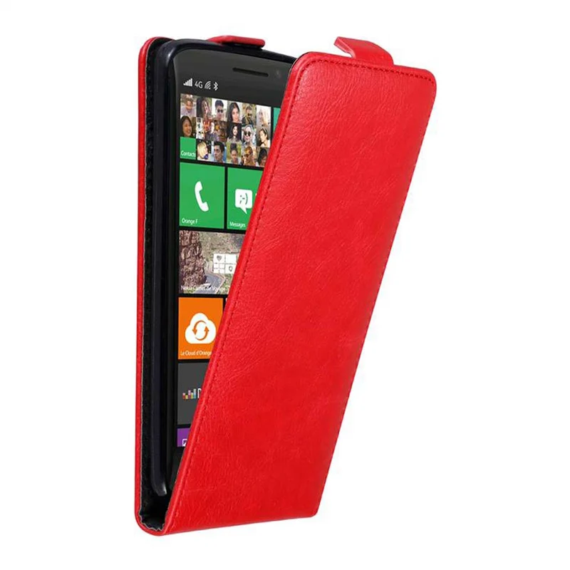 Cadorabo Hülle kompatibel mit Nokia Lumia 929 / 930 Schutzhülle im Flip Design mit Magnetverschluss