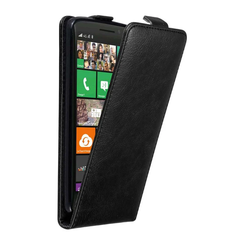 Cadorabo Hülle kompatibel mit Nokia Lumia 929 / 930 Schutzhülle im Flip Design mit Magnetverschluss
