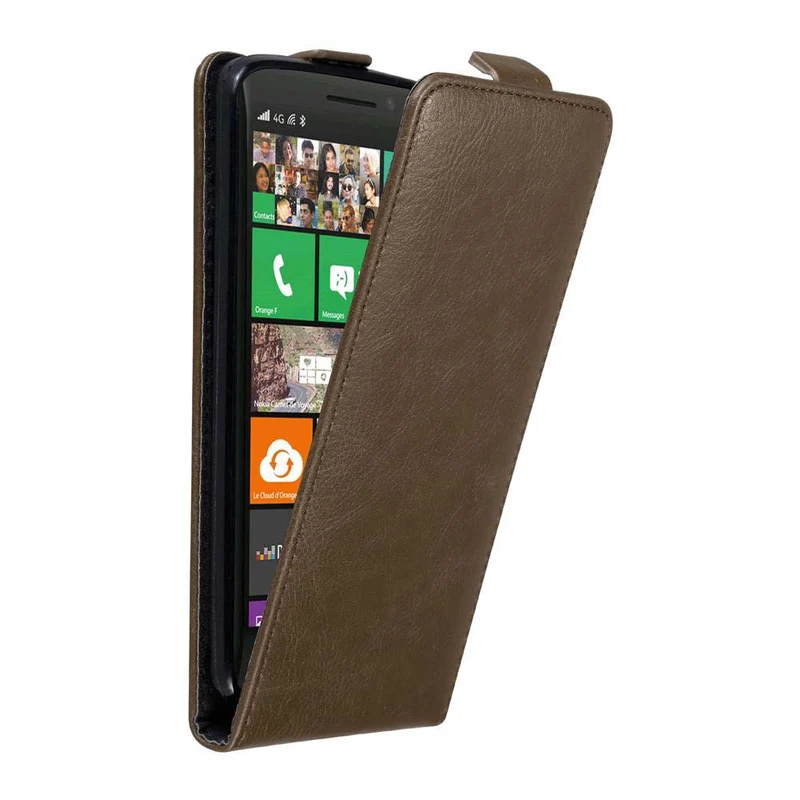 Cadorabo Hülle kompatibel mit Nokia Lumia 929 / 930 Schutzhülle im Flip Design mit Magnetverschluss