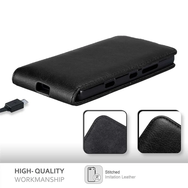 Cadorabo Hülle kompatibel mit Nokia Lumia 929 / 930 Schutzhülle im Flip Design mit Magnetverschluss