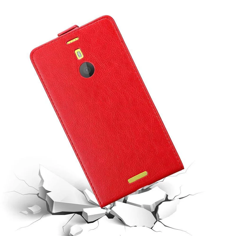 Cadorabo Hülle kompatibel mit Nokia Lumia 1520 Schutzhülle im Flip Design mit Magnetverschluss
