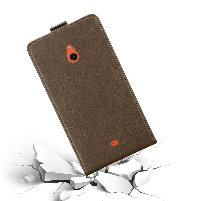 Cadorabo Hülle kompatibel mit Nokia Lumia 1320 Schutzhülle im Flip Design mit Magnetverschluss