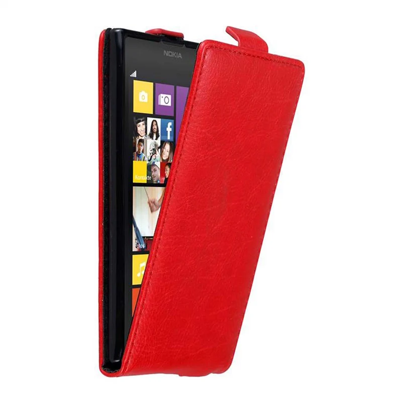 Cadorabo Hülle kompatibel mit Nokia Lumia 1020 Schutzhülle im Flip Design mit Magnetverschluss