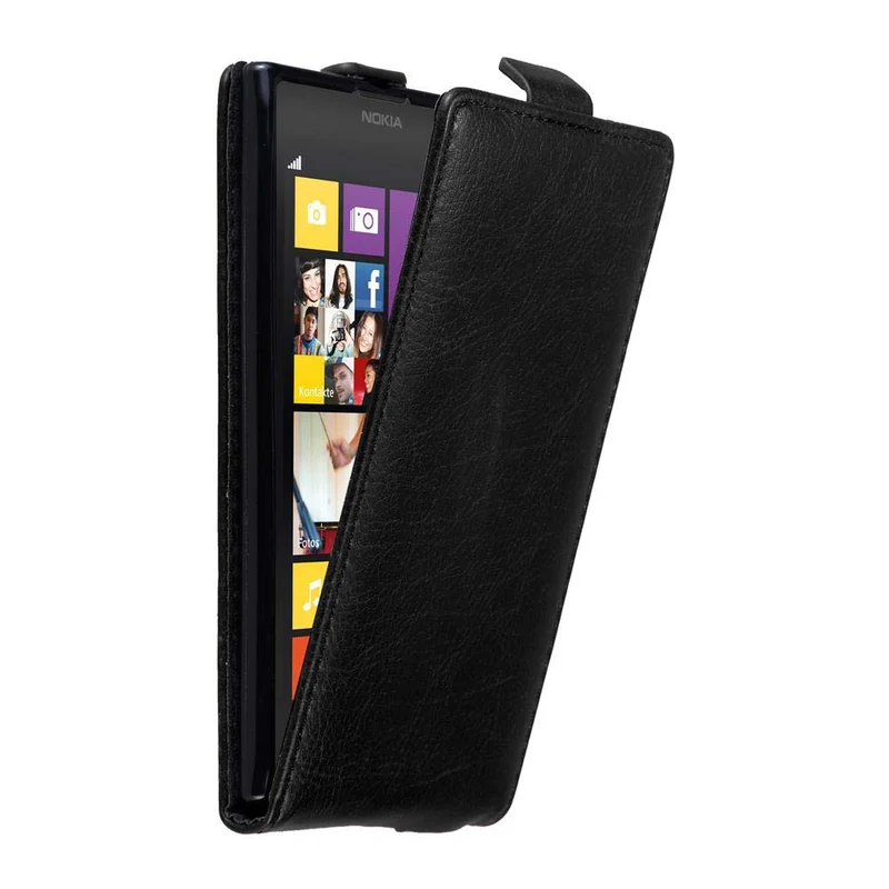 Cadorabo Hülle kompatibel mit Nokia Lumia 1020 Schutzhülle im Flip Design mit Magnetverschluss
