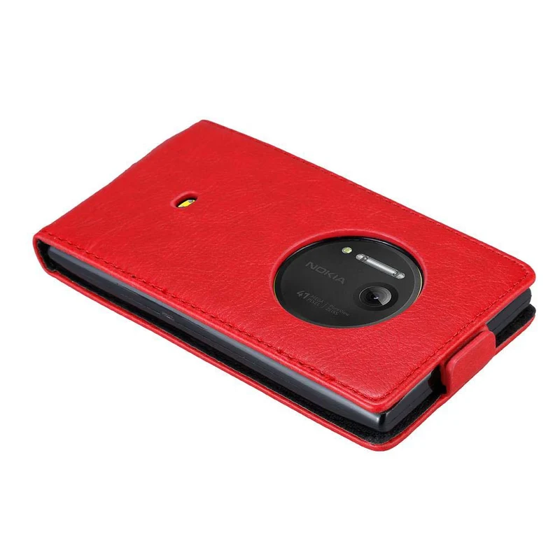 Cadorabo Hülle kompatibel mit Nokia Lumia 1020 Schutzhülle im Flip Design mit Magnetverschluss