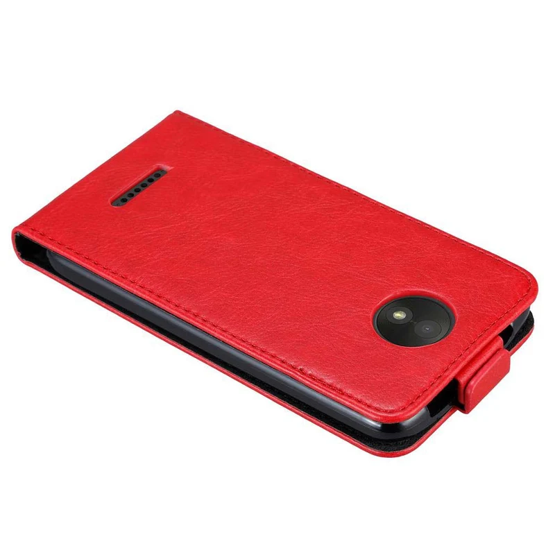 Cadorabo Hülle kompatibel mit Motorola MOTO C Schutzhülle im Flip Design mit Magnetverschluss