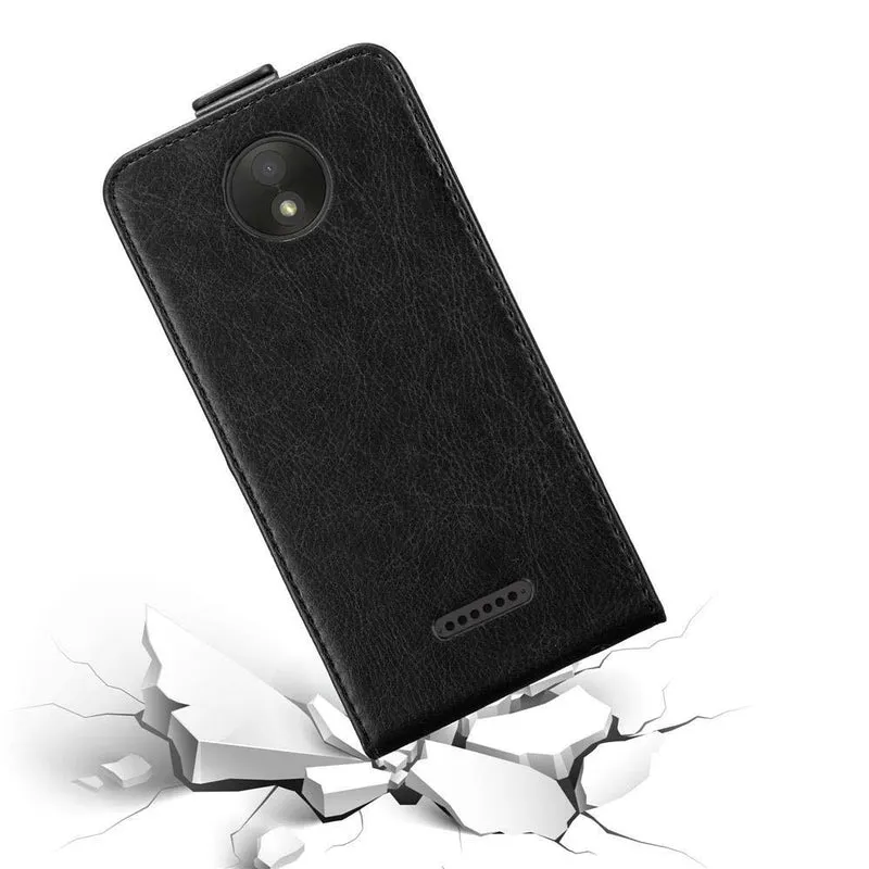 Cadorabo Hülle kompatibel mit Motorola MOTO C Schutzhülle im Flip Design mit Magnetverschluss