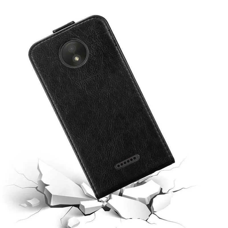 Cadorabo Hülle kompatibel mit Motorola MOTO C PLUS Schutzhülle im Flip Design mit Magnetverschluss