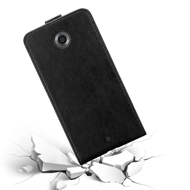 Cadorabo Hülle kompatibel mit Motorola Google NEXUS 6 Schutzhülle im Flip Design mit Magnetverschluss