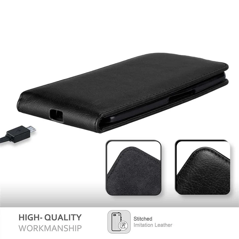 Cadorabo Hülle kompatibel mit Motorola Google NEXUS 6 Schutzhülle im Flip Design mit Magnetverschluss