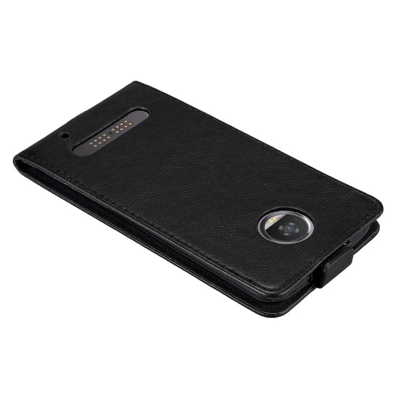 Cadorabo Hülle kompatibel mit Motorola MOTO Z2 Schutzhülle im Flip Design mit Magnetverschluss