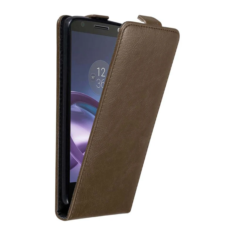 Cadorabo Hülle kompatibel mit Motorola MOTO Z Schutzhülle im Flip Design mit Magnetverschluss