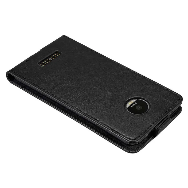 Cadorabo Hülle kompatibel mit Motorola MOTO Z Schutzhülle im Flip Design mit Magnetverschluss