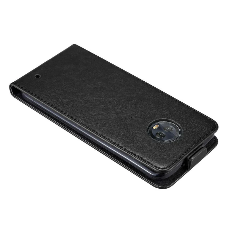 Cadorabo Hülle kompatibel mit Motorola MOTO G6 PLUS Schutzhülle im Flip Design mit Magnetverschluss