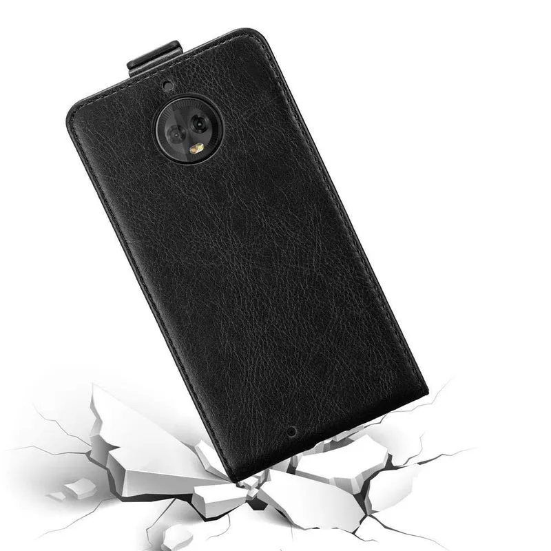 Cadorabo Hülle kompatibel mit Motorola MOTO G6 Schutzhülle im Flip Design mit Magnetverschluss
