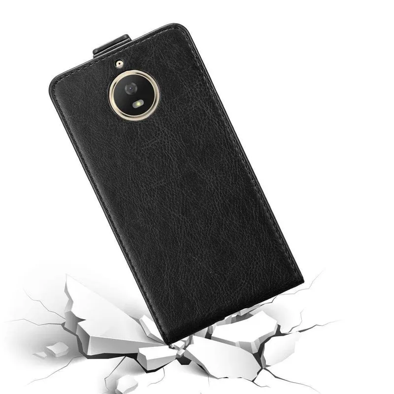 Cadorabo Hülle kompatibel mit Motorola MOTO G5S Schutzhülle im Flip Design mit Magnetverschluss
