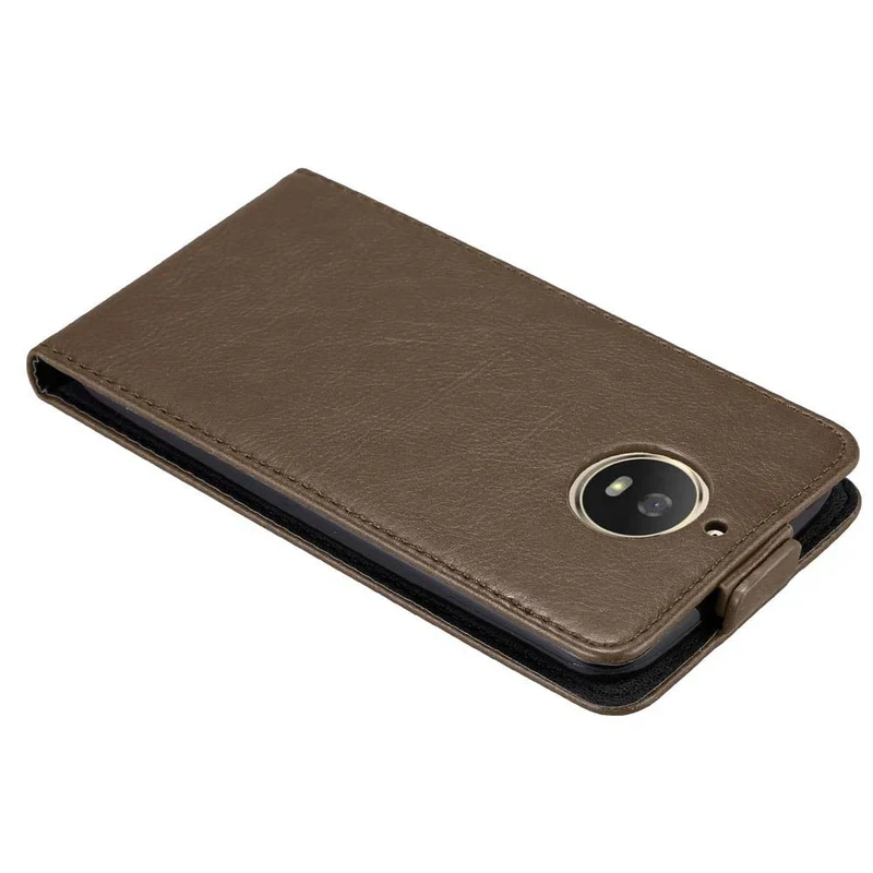 Cadorabo Hülle kompatibel mit Motorola MOTO G5S Schutzhülle im Flip Design mit Magnetverschluss