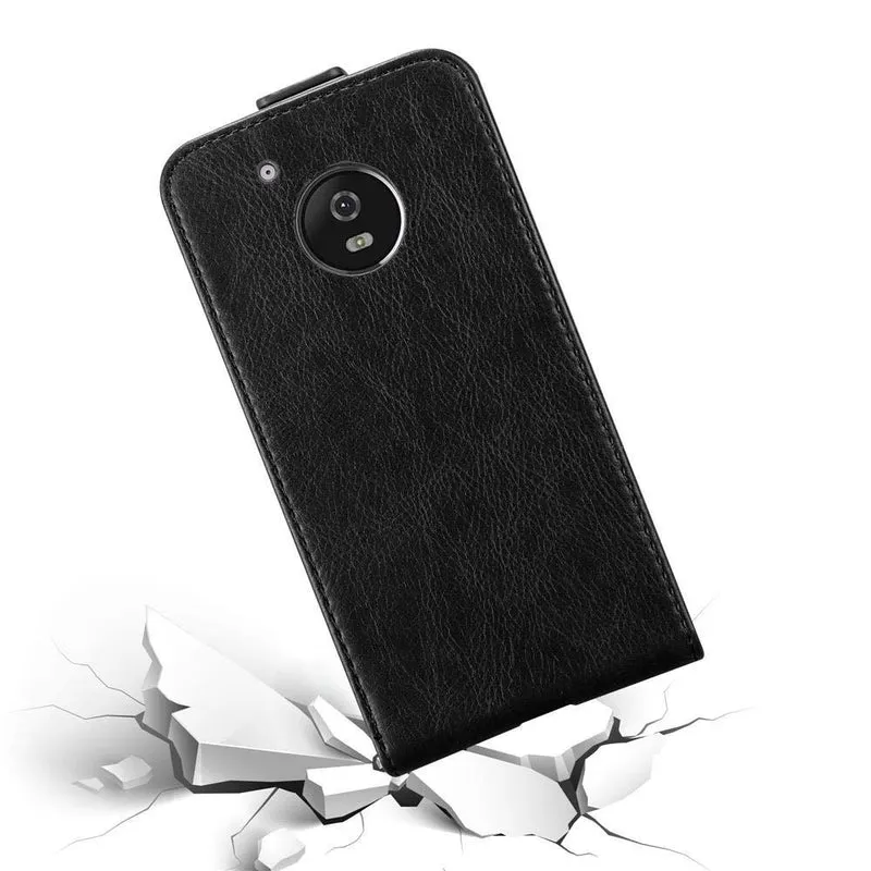 Cadorabo Hülle kompatibel mit Motorola MOTO G5 Schutzhülle im Flip Design mit Magnetverschluss