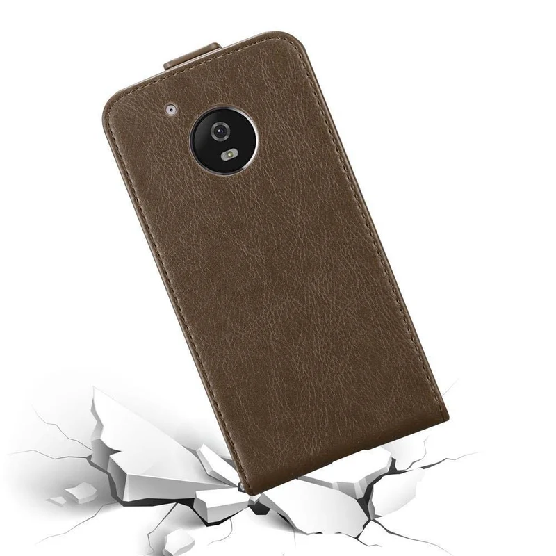 Cadorabo Hülle kompatibel mit Motorola MOTO G5 Schutzhülle im Flip Design mit Magnetverschluss