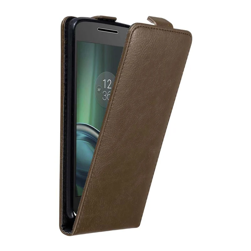 Cadorabo Hülle kompatibel mit Motorola MOTO G4 PLAY Schutzhülle im Flip Design mit Magnetverschluss