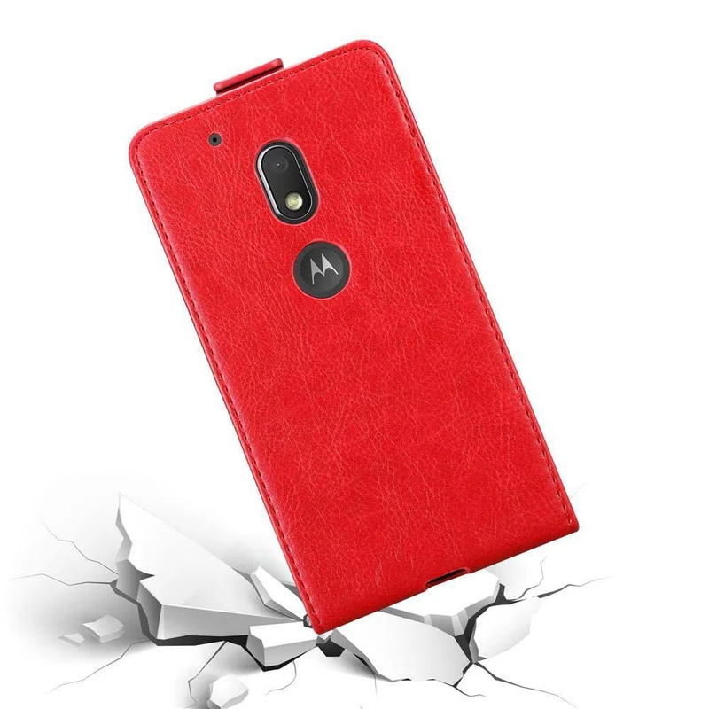 Cadorabo Hülle kompatibel mit Motorola MOTO G4 PLAY Schutzhülle im Flip Design mit Magnetverschluss