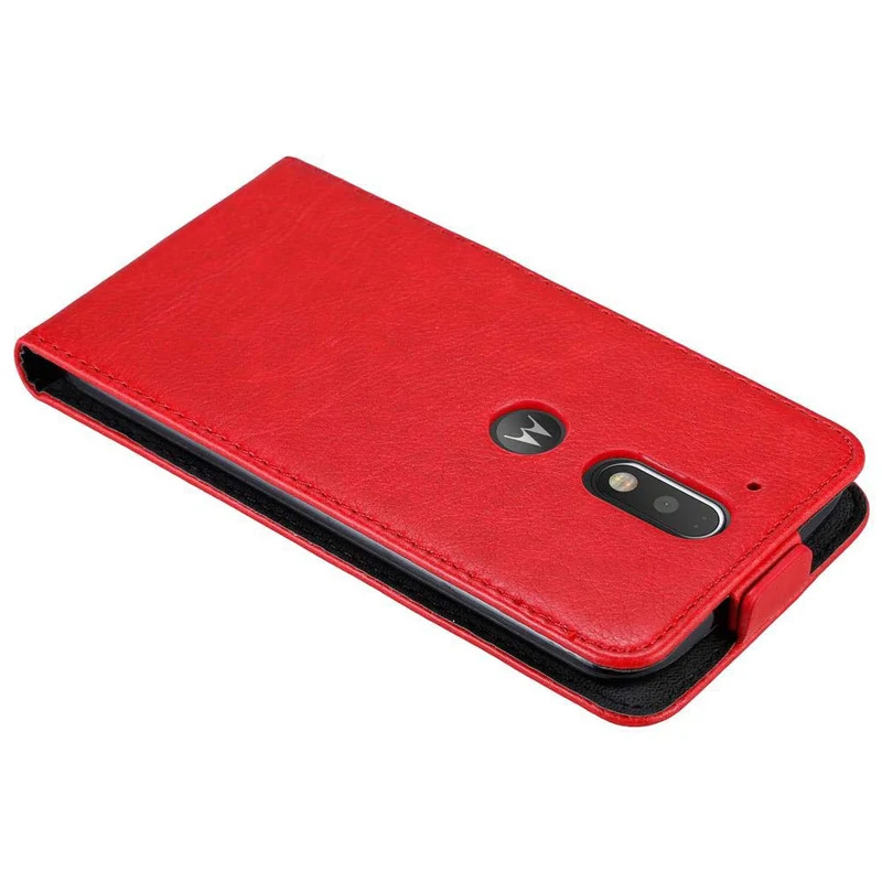 Cadorabo Hülle kompatibel mit Motorola MOTO G4 / G4 PLUS Schutzhülle im Flip Design mit Magnetverschluss