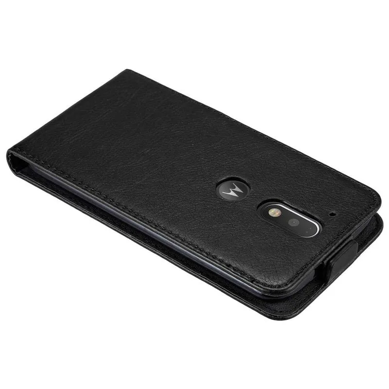Cadorabo Hülle kompatibel mit Motorola MOTO G4 / G4 PLUS Schutzhülle im Flip Design mit Magnetverschluss