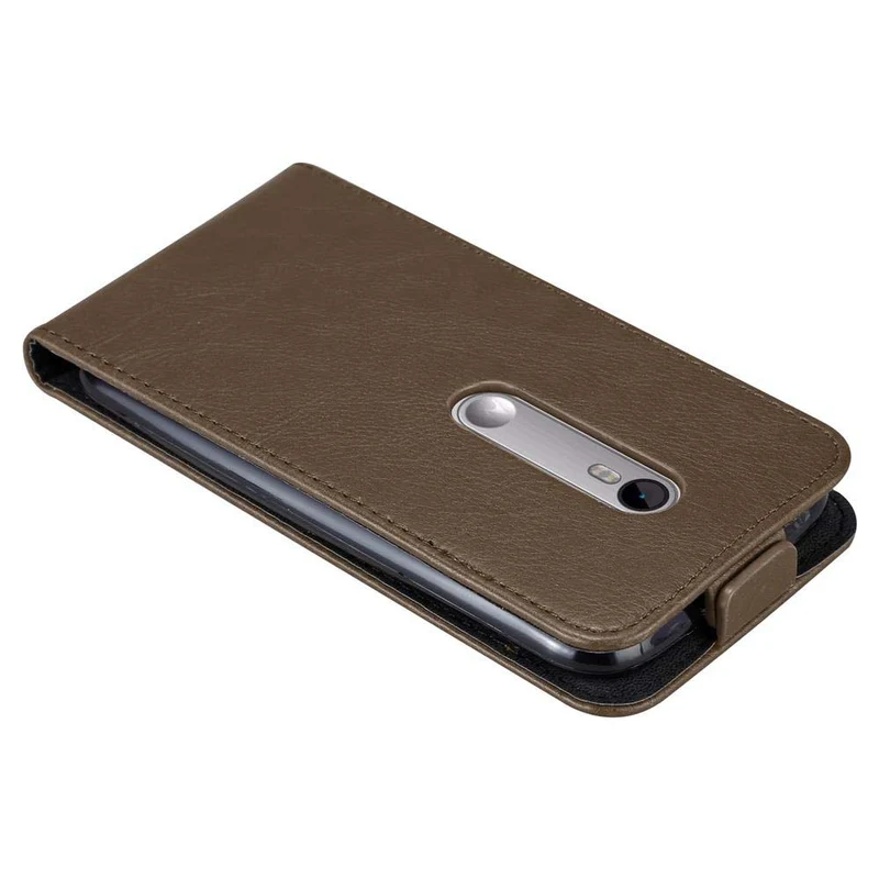 Cadorabo Hülle kompatibel mit Motorola MOTO G3 Schutzhülle im Flip Design mit Magnetverschluss