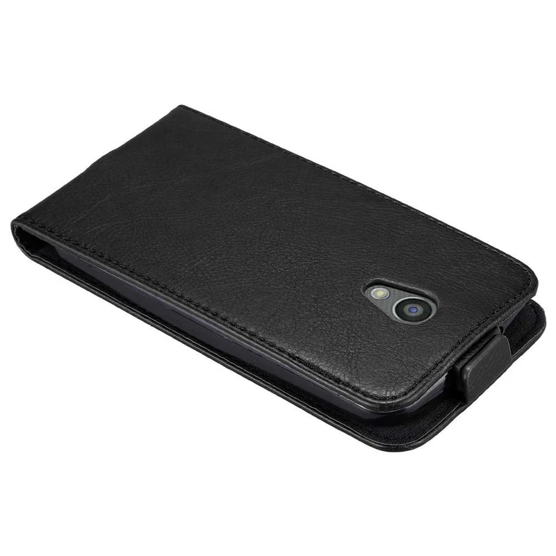Cadorabo Hülle kompatibel mit Motorola MOTO G2 Schutzhülle im Flip Design mit Magnetverschluss