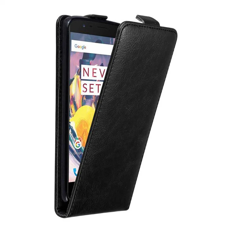Cadorabo Hülle kompatibel mit OnePlus 3 / 3T Schutzhülle im Flip Design mit Magnetverschluss