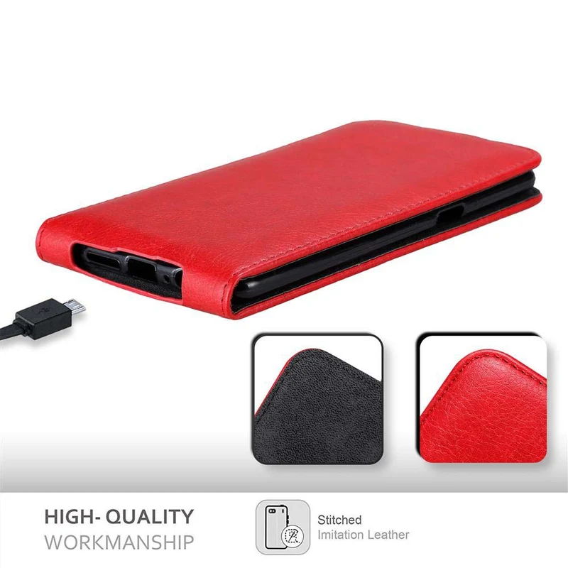 Cadorabo Hülle kompatibel mit OnePlus 3 / 3T Schutzhülle im Flip Design mit Magnetverschluss