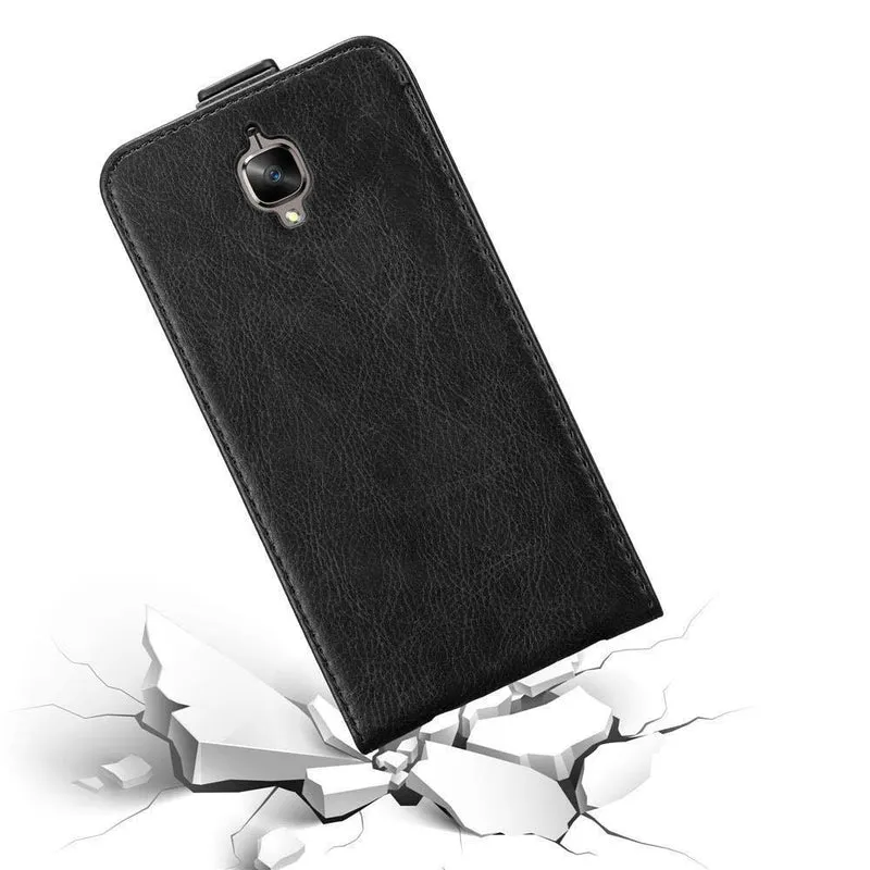 Cadorabo Hülle kompatibel mit OnePlus 3 / 3T Schutzhülle im Flip Design mit Magnetverschluss