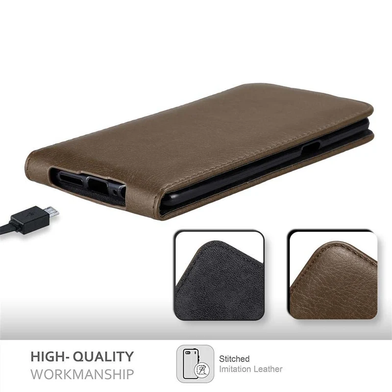 Cadorabo Hülle kompatibel mit OnePlus 3 / 3T Schutzhülle im Flip Design mit Magnetverschluss