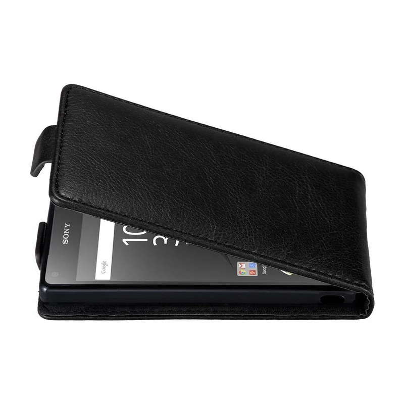 Cadorabo Hülle kompatibel mit Sony Xperia Z5 COMPACT Schutzhülle im Flip Design mit Magnetverschluss