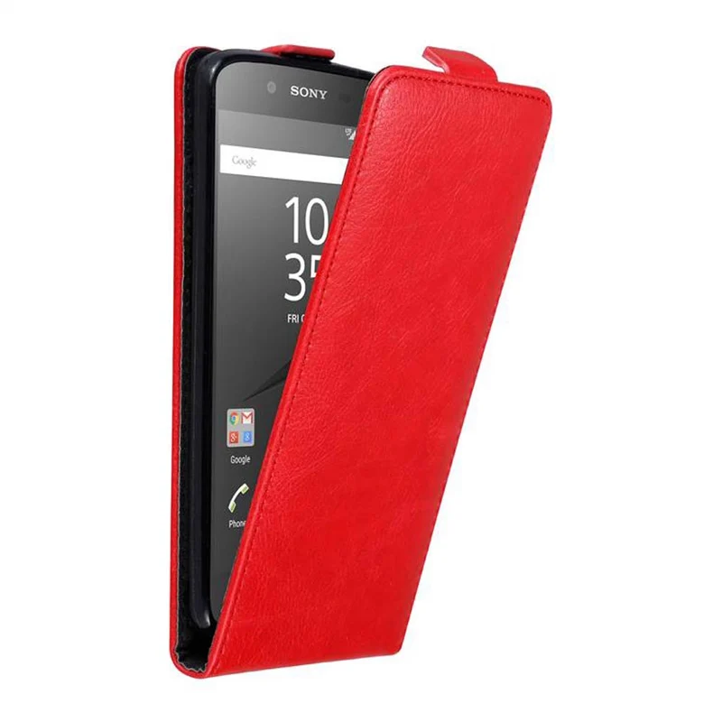 Cadorabo Hülle kompatibel mit Sony Xperia Z5 Schutzhülle im Flip Design mit Magnetverschluss